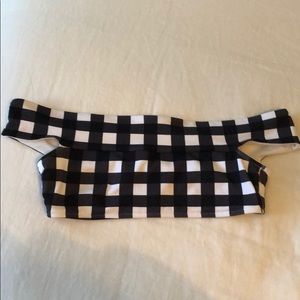 Oysho Bandeau Off The Shoulder Bikini Top